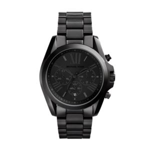 Unisex+Bradshaw+Chronograph+Black+SS+Watch+Black+Dial