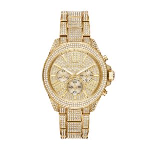 Ladies+Wren+Gold-Tone+Pave+Crystal+Watch+Crystal+Pave+Dial