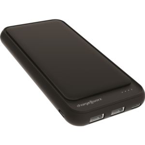 Chargeworx+10000mAh+Dual+USB+Slim+Power+Bank