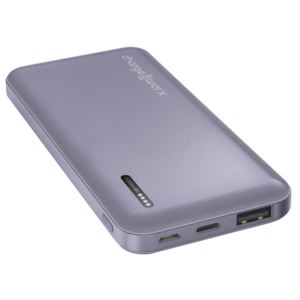 Chargeworx+5000mAh+Dual+USB+Slim+Power+Bank%2C+Lavender