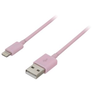 6%27+USB-A+to+Lightning+Cable+-+Pink