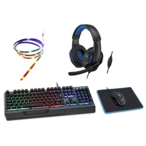 Gaming+Value+Pack+with+Keyboard%2C+Mouse%2C+Mouse+Pad%2C+Headphones+and+Light+Strip