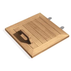 Trash+Receptacle+Hinged+Lid+-+Teak