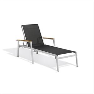 Travira+Chaise+Lounge+-+Black+Sling+-+Set+of+2