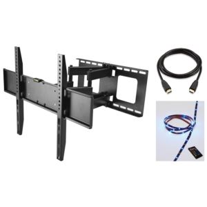 Full+Motion+TV+Mount+Value+Pack+w%2F+Light+Strip+%26+HDMI+Cable