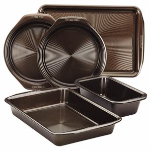 5pc+Bakeware+Set+Chocolate+Brown