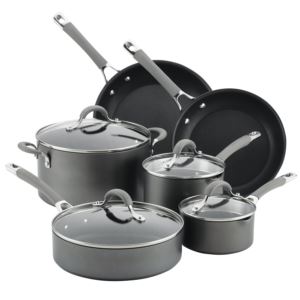 10pc+Elementum+Hard+Anodized+Cookware+Set