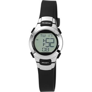Women's Chronograph Black Resin Stainless-Steel Watch 45-7012BLK