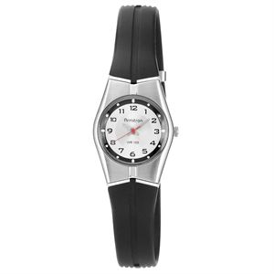 Women's Black and Silver-Tone Easy to Read Sport Watch 25-6355SIL