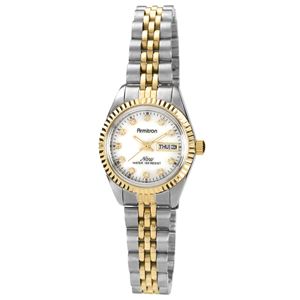 Women's Swarovski Crystal Accented Two-Tone Bracelet Watch 75-2475MOP