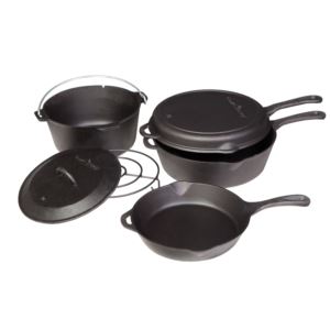 6pc+Cast+Iron+Cookware+Set