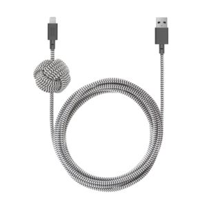 10ft+Night+Cable+Apple+Lightning+Zebra