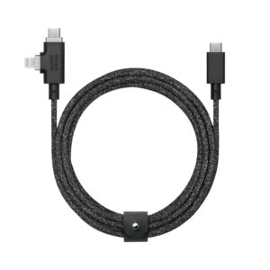 8ft+Belt+Cable+Duo+Pro+USB-C+to+Lightning+%26+USB-C+Cosmos
