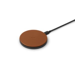 Drop+Classic+Leather+Wireless+Charger+Brown