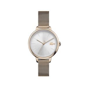 Ladies+Cannes+Rose+Gold-Tone+Mesh+Strap+Watch+Silver+Dial