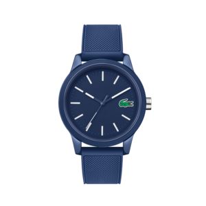 Mens+12.12+Blue+Silicone+Strap+Watch+Blue+Dial