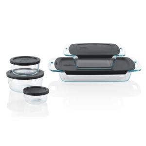 Easy+Grab+Bake+N+Store+10pc+Set+w%2F+Black+Lids