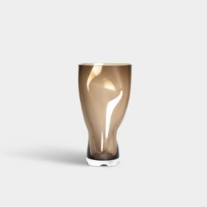 Squeeze+Vase+Smokey+Brown+Small
