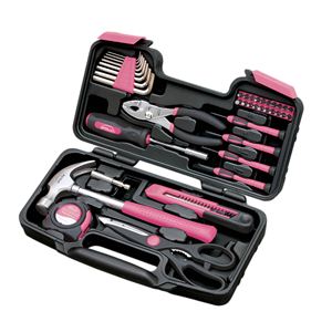 39pc+General+Tool+Kit+Pink