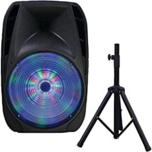 Supersonic+15%22+Professional+Bluetooth+Speaker+w%2FTripod+Stand