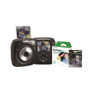 Instax+SQUARE+SQ10+Dig+Hybrid+Cam+w%2F+10+Count+Film+Black