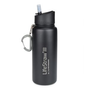 LifeStraw+Go+Stainless+Steel+Water+Filter+Bottle+Black