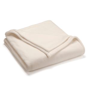 Sheared+Faux+Mink+Blanket+-+King+Ivory