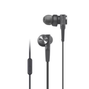 EXTRA+BASS+Earbuds+w%2F+Inline+Remote+Black