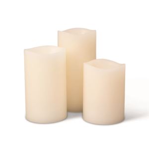 Glow+Wick+3+Piece+LED+Wax+Candle+Set