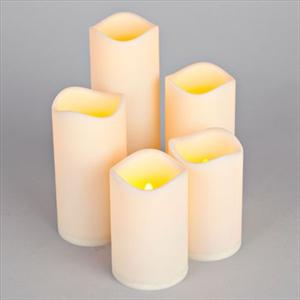 Indoor%2FOutdoor+5+Piece+Candle+Set