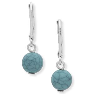 Turquoise+Single+Drop++Earrings