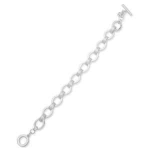 Chain-Link+Bracelet+in+Silver