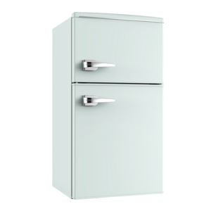 3.0+Cubic+Foot+Retro+Compact+Refrigerator+w%2F+Freezer+Seafoam