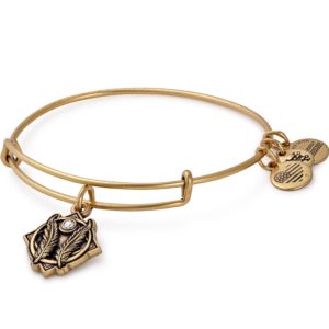 Godspeed Charm Bangle - Rafaelian Gold Finish A17EBGSRG