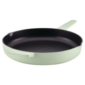 Enameled+Cast+Iron+12%22+Skillet+Pistachio