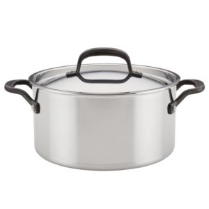 5-Ply+Clad+Stainless+Steel+6qt+Stockpot+w%2F+Lid