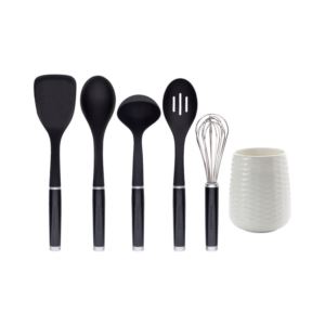 6pc+Kitchen+Tool+Set+Black