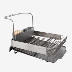 Full+Size+Expandable+Dish+Drying+Rack+Stainless+Steel