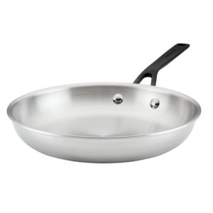 5-Ply+Clad+Stainless+Steel+10%22+Fry+Pan