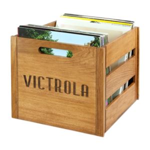 Victrola+Wooden+Record+and+Vinyl+Crate