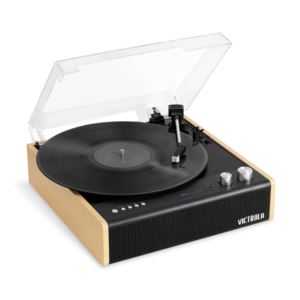 Victrola+Eastwood+3-Speed+Bluetooth+Turntable+with+Built-in+Speakers+and+Dust+Cover