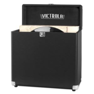 Victrola+Vinyl+Record+Storage+Carrying+Case+for+30%2B+Records%2C+Black