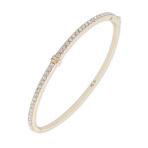 Pave+Hinge+Thin+Bangle+in+Gold