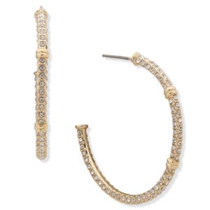 Medium+Pave+Hoops+in+Gold