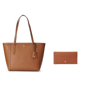 Clare+Medium+Tan+Tote+and+Slim+Wallet