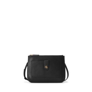 Pebbled+Leather+Jamey+Crossbody+in+Black