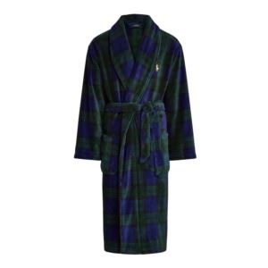 Tartan+Plush+Microfiber+Robe+L%2FXL