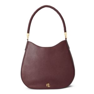 Charli+Leather+Shoulder+Bag+in+Bordeaux