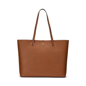Crosshatch+Leather+Large+Karly+Tote+in+Tan