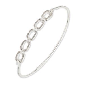 Lauren+Pave+Link+Tension+Bracelet